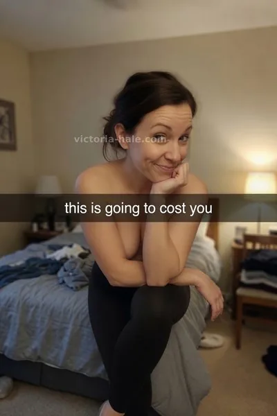 Ballbusting Caption #062: auto selfie snap - Victoria Hale