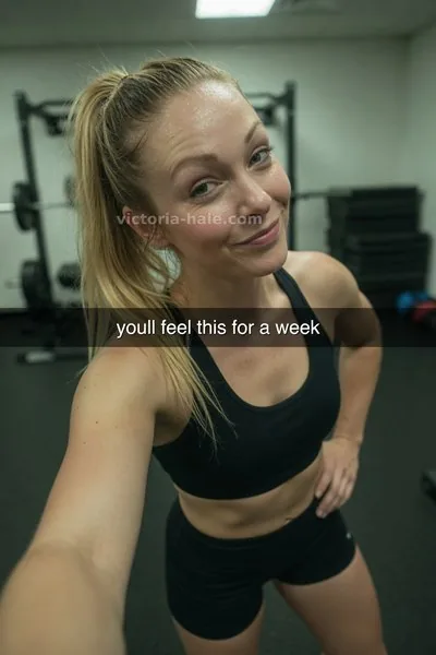Ballbusting Caption #047: auto selfie snap - Victoria Hale