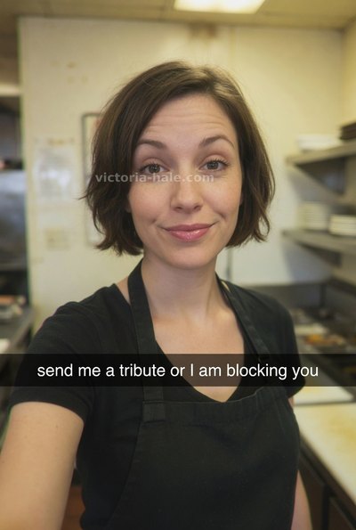 Findom Caption #011: auto selfie snap - Victoria Hale