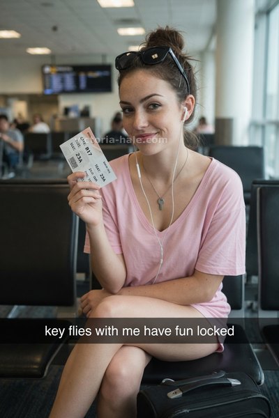 Keyholder Caption #042: auto selfie snap - Victoria Hale