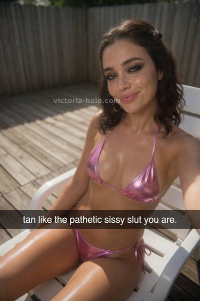 Sissy Caption #009: auto selfie snap - Victoria Hale