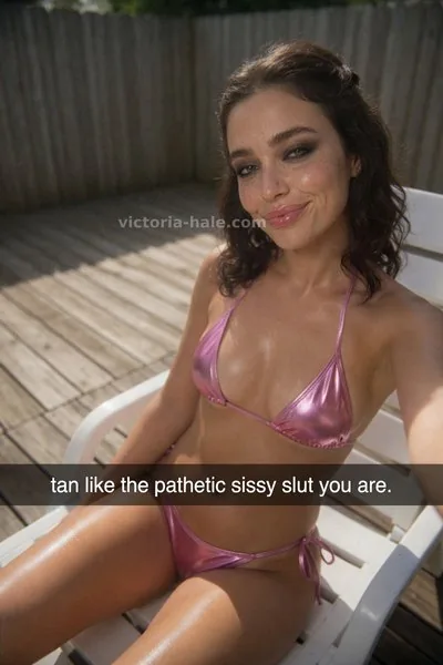 Sissy Caption #023: auto selfie snap - Victoria Hale